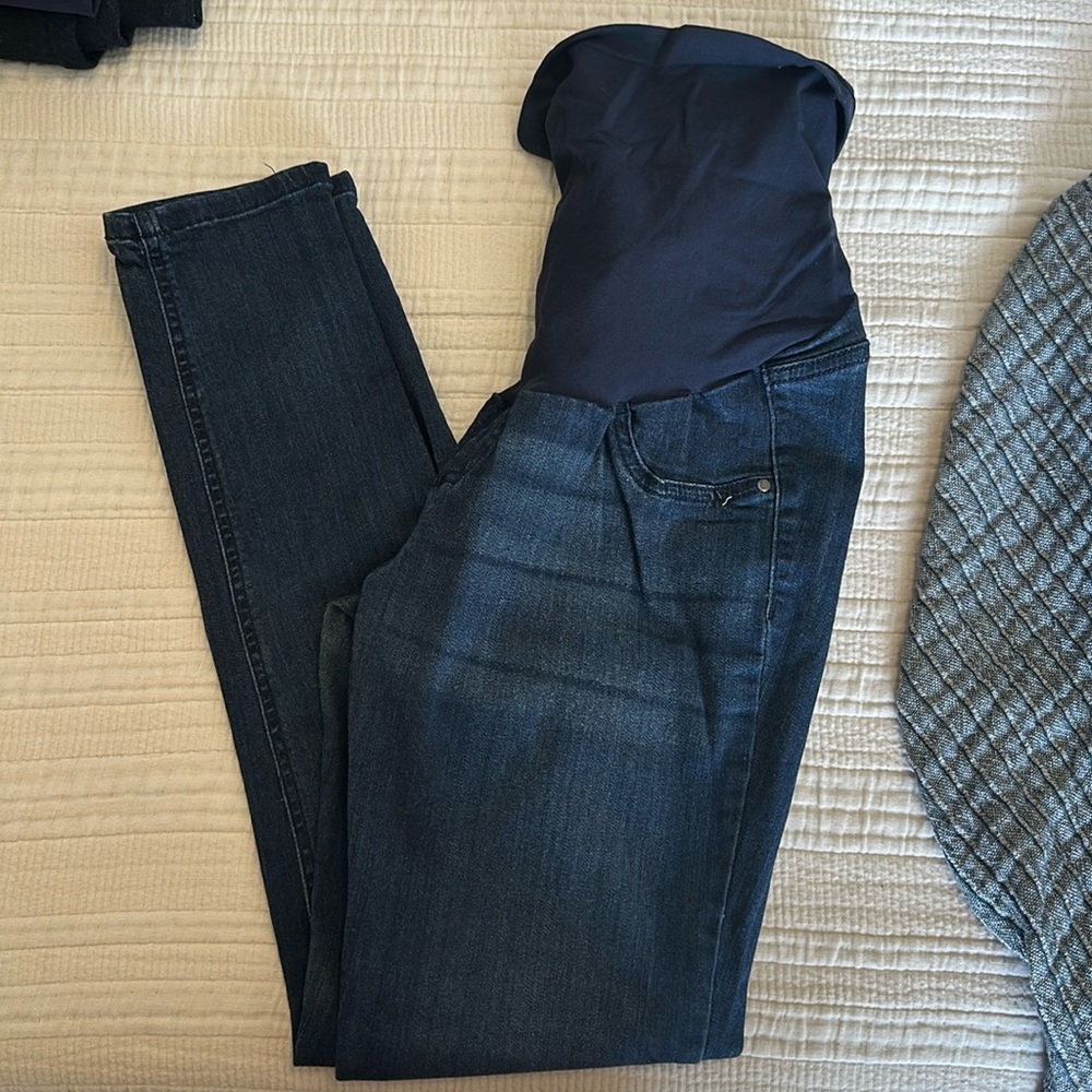 Indigo Blue Maternity Jeans size Large
